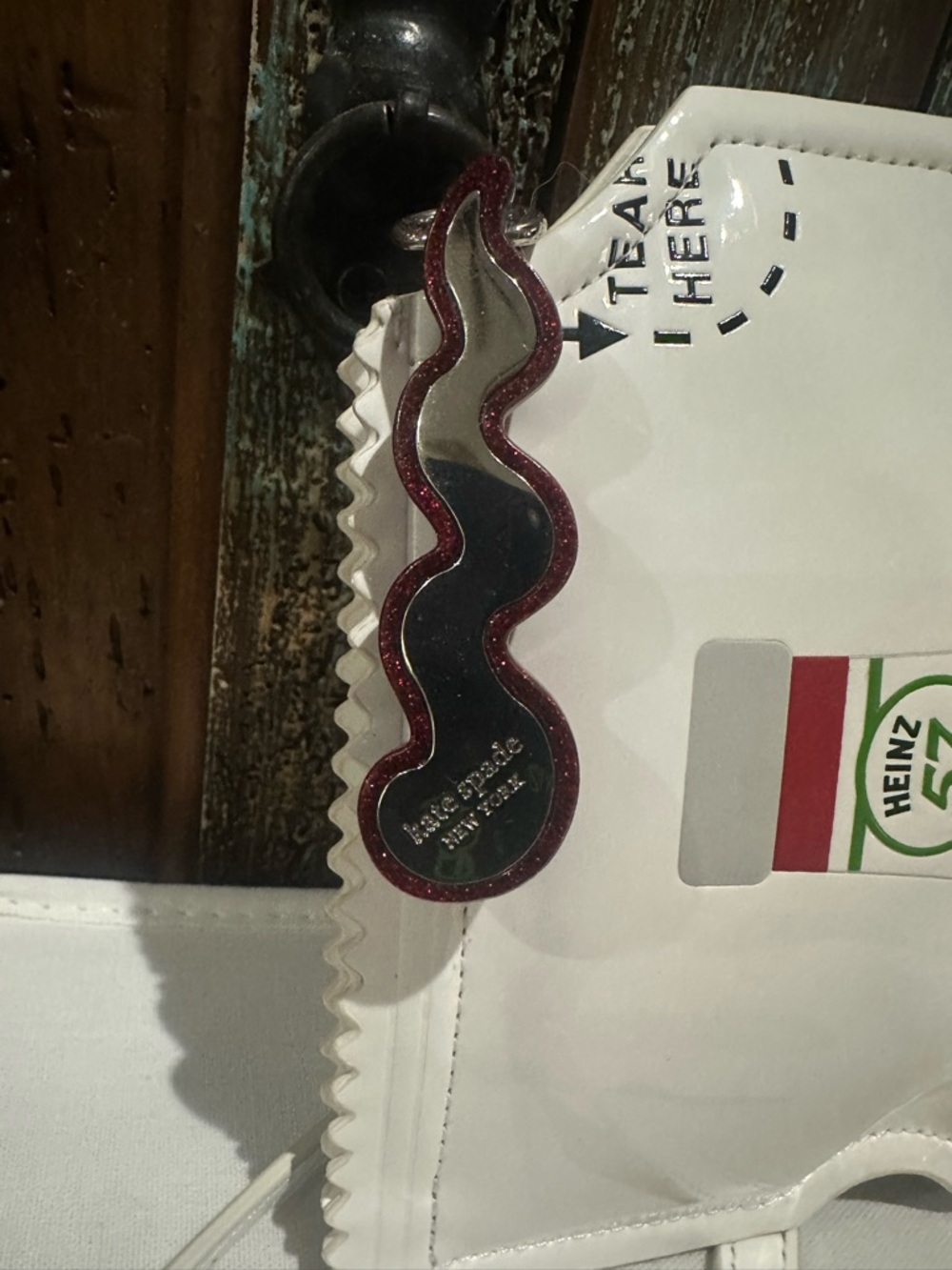 Kate Spade Heinz Printed Patent 3D Packet Crossbody - Picture 2 of 4